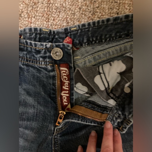 Lucky Brand Gene Montesano Wonder Baltic Vintage Jeans Dungarees size 10/30 - Picture 10 of 12